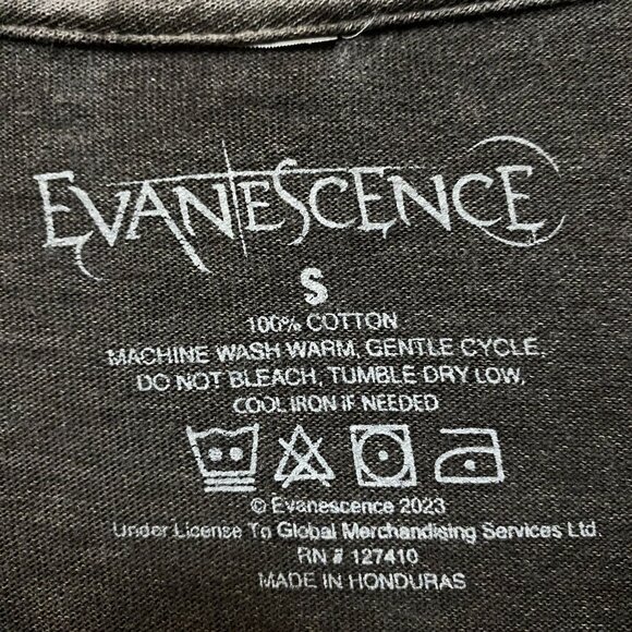 Evanescence Synthesis Album Oversized Electronica Band Tee S - Picture 4 of 4